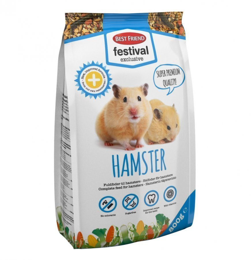 Best Friend Hamsterin Täysravinto 800g - Elä